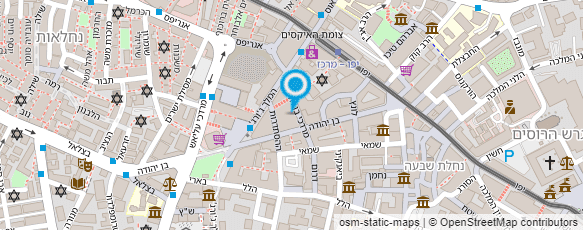 מפת הגעה אל "קמפינג ירושלים"