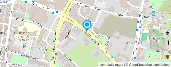 מפת הגעה אל מרכז הבלם ת"א בליויס בע"מ