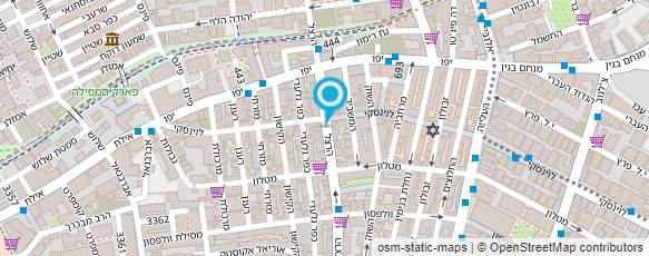 מפת הגעה אל ח.ברלוי חזי-כובעים