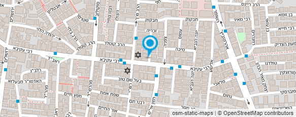 מפת הגעה אל מרכז ארצי לסת"ם