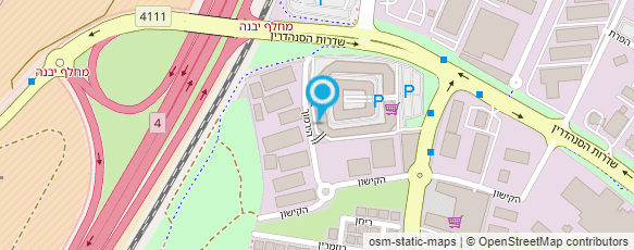 מפת הגעה אל טופז תעשיות זכוכית (1994) בע"מ