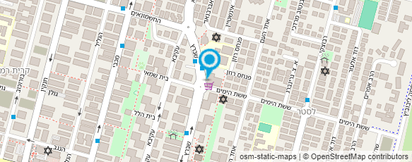 מפת הגעה אל עיצוב שיער "יפית"