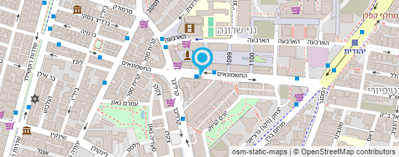 מפת הגעה אל עוצ"מ - ארגון עובדי ציבור במושבים