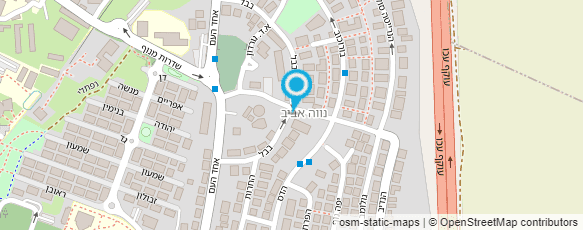 מפת הגעה אל האגודה למען הקשיש