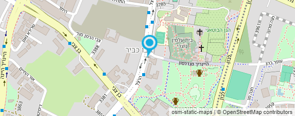 מפת הגעה אל אגודת צער בעלי חיים בישראל תל אביב-יפו