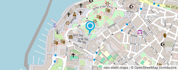 מפת הגעה אל החברה לפיתוח יפו העתיקה בע"מ