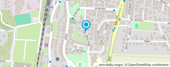 מפת הגעה אל מחנה המעפילים עתלית