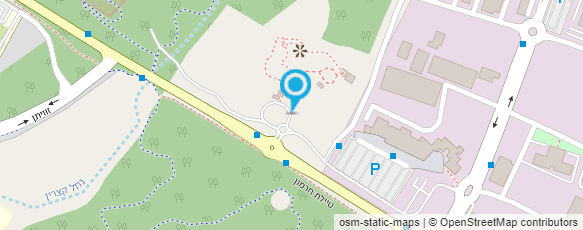 מפת הגעה אל פארק קצרין העתיקה