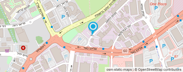 מפת הגעה אל "המומחה" - פנסו אהרון בע"מ