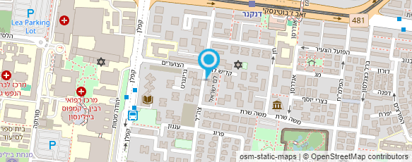 מפת הגעה אל שוק פירות וירקות