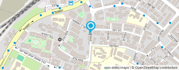 מפת הגעה אל "מעש" מרכז שיקום לנכים