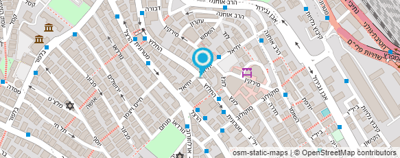 מפת הגעה אל מיודובניק חוטי רקמה וגובלנים