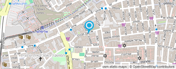 מפת הגעה אל מרכז קהילתי לבריאות הנפש יפו