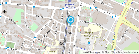 מפת הגעה אל לטין שלי ופפו פירות וירקות