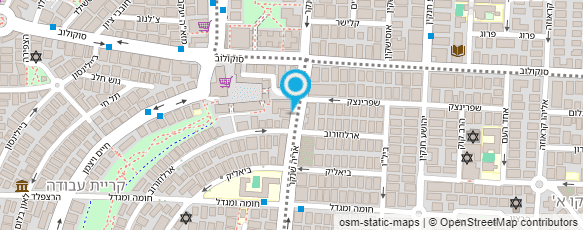 מפת הגעה אל נעלי ענת - נעליי נוחות