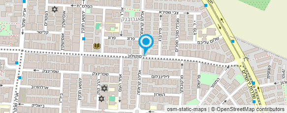 מפת הגעה אל מעודד צבעים בע"מ