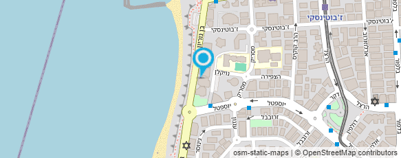 מפת הגעה אל בונבון בטיילת