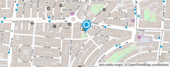 מפת הגעה אל מכון שאול ש. שמשון