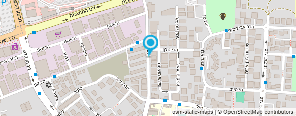 מפת הגעה אל ד"ר יצחקוב שלמה