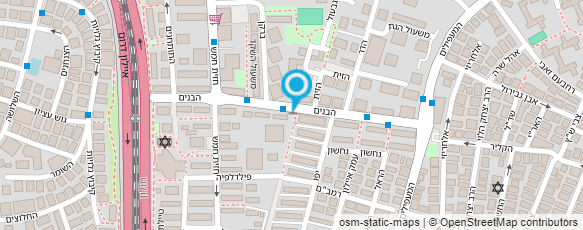 מפת הגעה אל בית ספר "עמל"