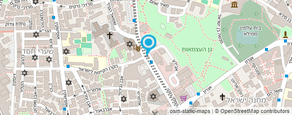 מפת הגעה אל קרן קימת לישראל מפת הגעה אל קרן קימת לישראל