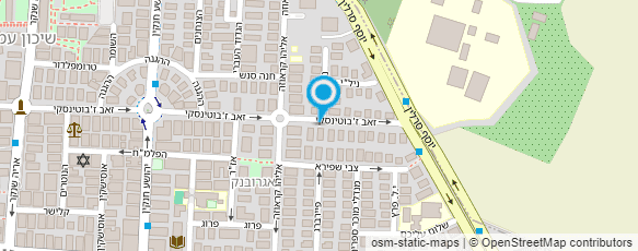 מפת הגעה אל ד"ר זלמן רודיקה