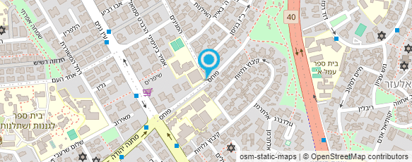 מפת הגעה אל אמיר בי"ס יסודי