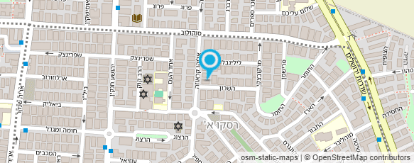 מפת הגעה אל הירשפלד ישראל