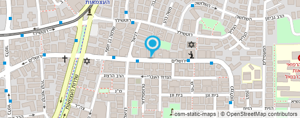 מפת הגעה אל ד"ר זריקר זאב