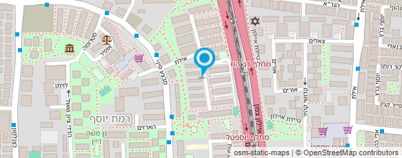 מפת הגעה אל מינימרקט דוד