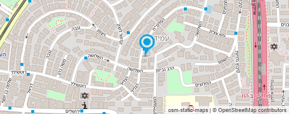 מפת הגעה אל "גאולים" ע"ש נחמה ושמעון אורבוך