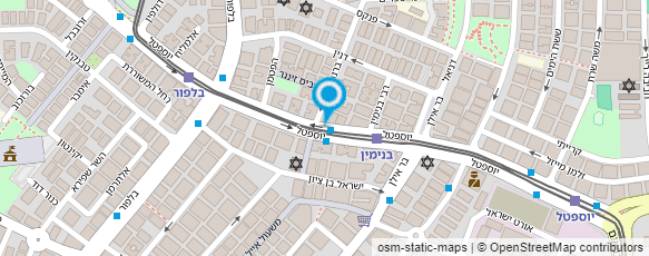 מפת הגעה אל ד"ר משה כץ