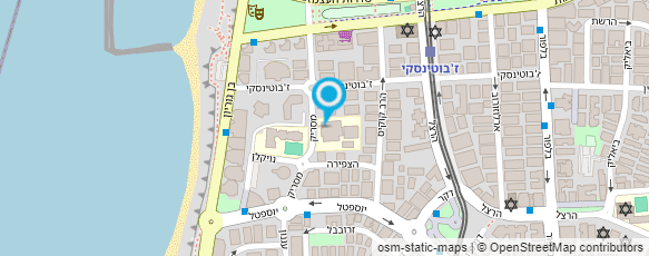 מפת הגעה אל בי"ס ממלכתי י"ב ע"ש נחום סוקולוב