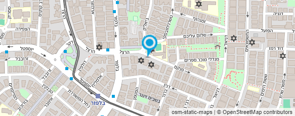 מפת הגעה אל הרבנות הראשית המועצה הדתית