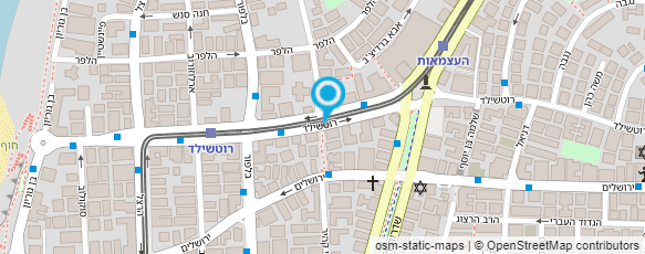 מפת הגעה אל עו"ד גלבוע עוזי