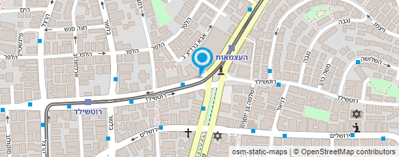 מפת הגעה אל אופטיקה בנימין ובניו מפת הגעה אל אופטיקה בנימין ובניו