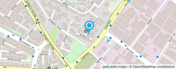 מפת הגעה אל צדקה בנימים