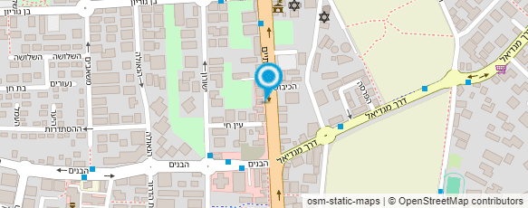 מפת הגעה אל בית מאפה לדוגמא