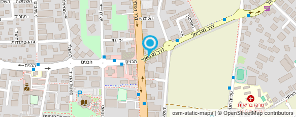 מפת הגעה אל מוניות הוד השרון-הכיכר מפת הגעה אל מוניות הוד השרון-הכיכר