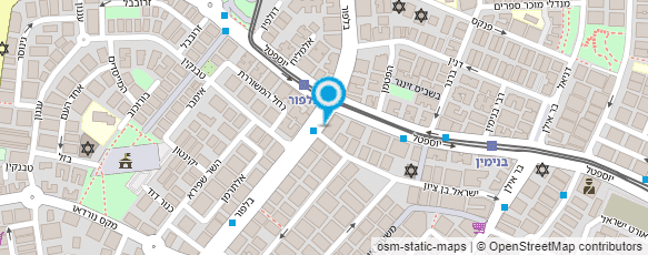 מפת הגעה אל אטליז "משה"