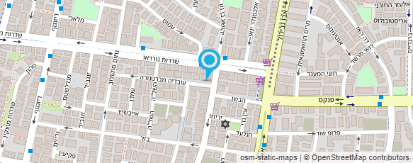 מפת הגעה אל ד"ר עירון גדעון