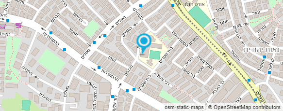 מפת הגעה אל חטיבת הביניים ע"ש פ. אילון