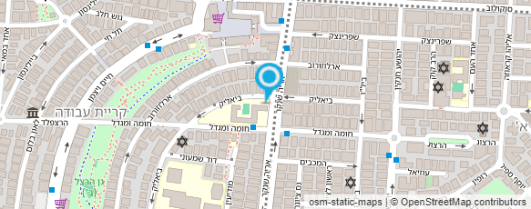 מפת הגעה אל "ביאליק" בי"ס יסודי