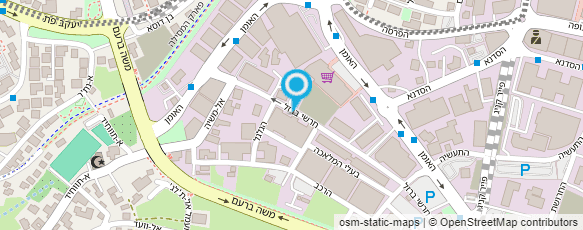 מפת הגעה אל מרכז הרדיאטור ירושלים - שרותי רכב (1998) בע"מ