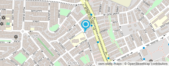 מפת הגעה אל בית ספר "התבור"