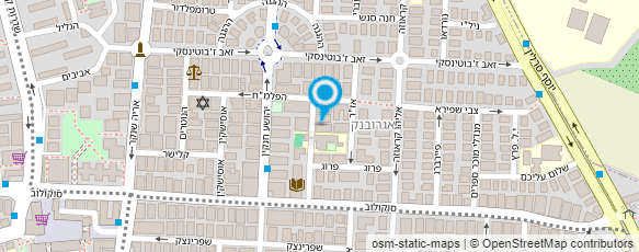 מפת הגעה אל "ישורון" בי"ס יסודי דתי