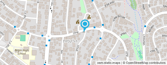 מפת הגעה אל עיריית ראש העין