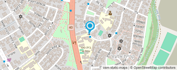 מפת הגעה אל מכללה טכנולוגית "עמל" א'