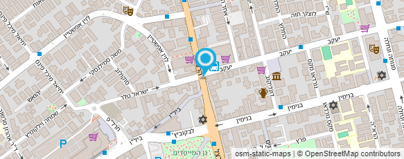 מפת הגעה אל גלוב רחובות (א.ב.) בע"מ