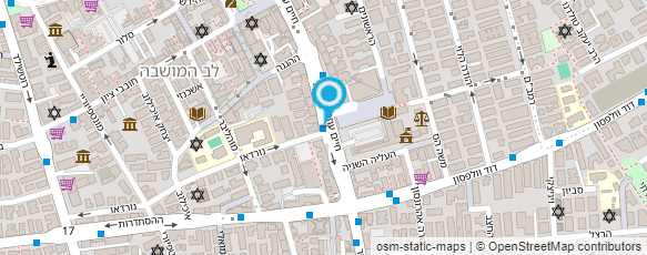 מפת הגעה אל פיצוחיית לב העיר